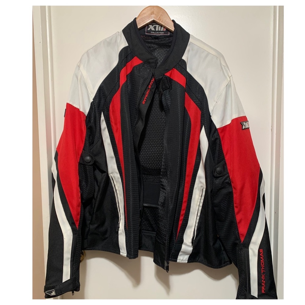 Frank Thomas Motorcycle Jacket Hyper Tec 2xl - image 1